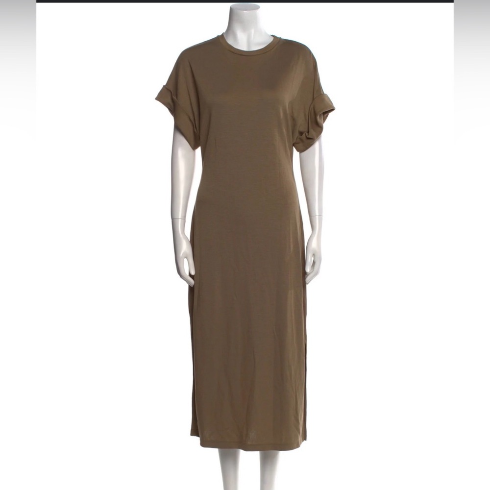Theory Tan Midi Dress